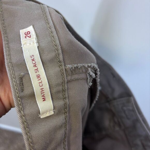 Levi's Women's Math Club Slacks Light Brown Size 26 - Picture 5 of 6